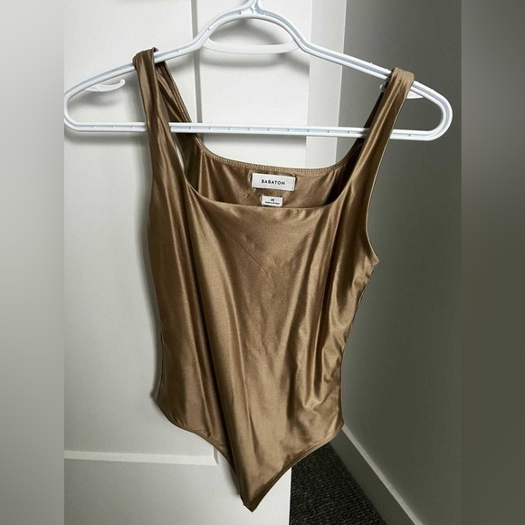 ❌SOLD Babaton Satinette Squareneck Bodysuit - Picture 2 of 3